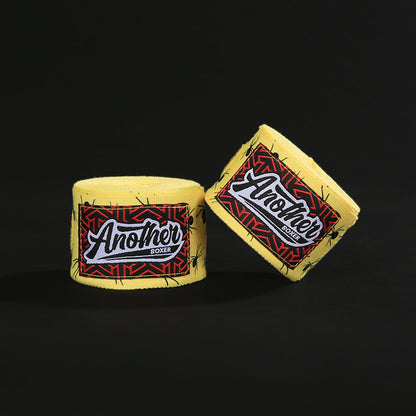 Yellow Spider Pro Grade 5m Boxing Hand Wraps - Printed Elastic Bandages for Training & Combat Sports (1 Pair) V888-ELOSUNG24769