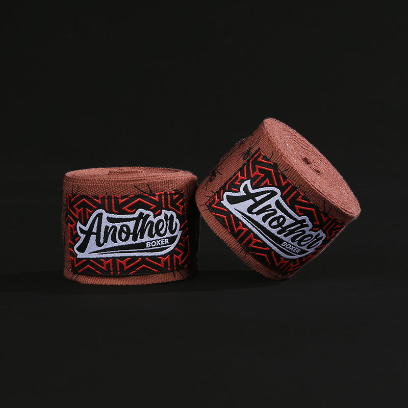 Brown Spider Pro Grade 5m Boxing Hand Wraps - Printed Elastic Bandages for Training & Combat Sports (1 Pair) V888-ELOSUNG24771