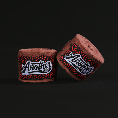 Brown Spider Pro Grade 5m Boxing Hand Wraps - Printed Elastic Bandages for Training & Combat Sports (1 Pair) V888-ELOSUNG24771
