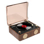 Retro Turntable Style Bluetooth Speaker & CD Player with Display - USB Rechargeable V888-ELOSUNG24774