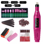 Ceramics (7-in-1) Electric Nail Drill Kit - USB Manicure Pedicure Polishing & Shaping Tool Set V888-ELOSUNG24776