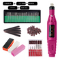 Long Grinding Needles (7-in-1) Electric Nail Drill Kit - USB Manicure Pedicure Polishing & Shaping Tool Set V888-ELOSUNG24777