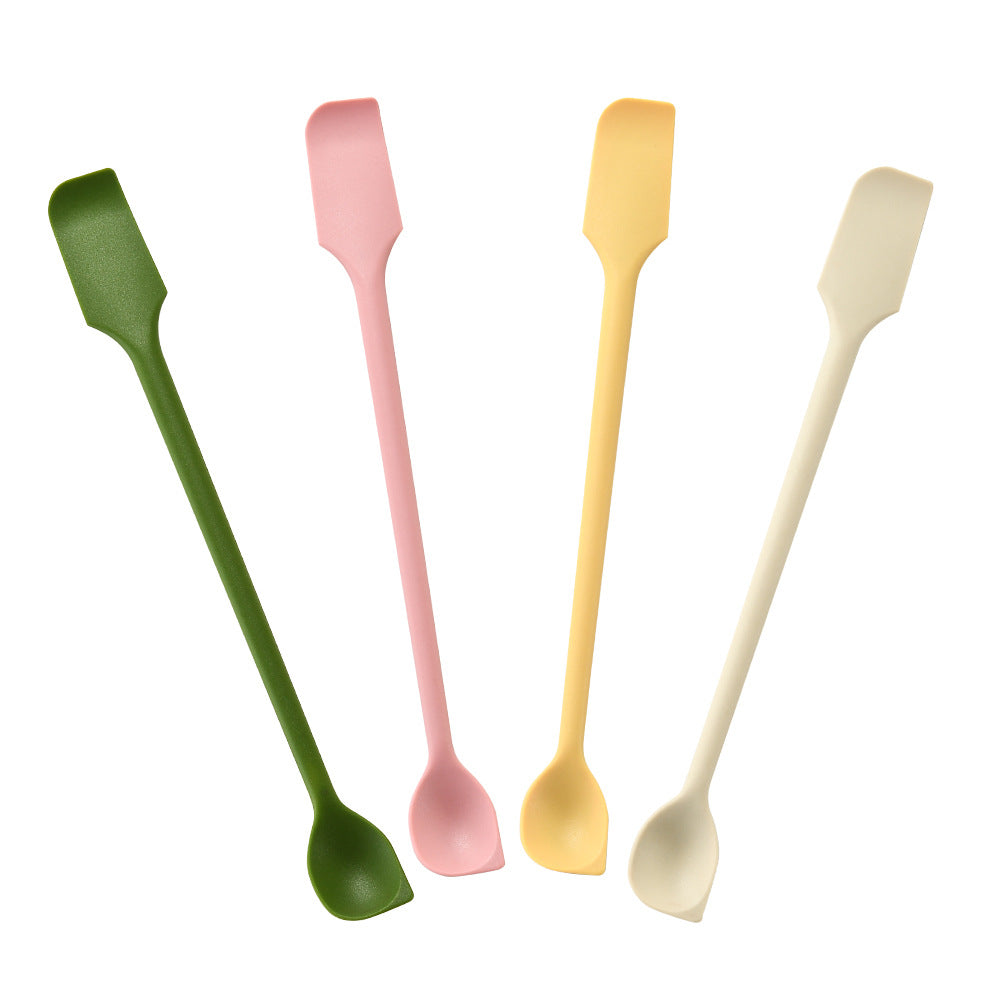 12-Piece Double-Ended Silicone Spatula & Jar Scraper Set - 4 Colors (Yellow, Green, Pink, White) V888-ELOSUNG24820