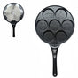 Black Smiley Versatile Non-Stick Frying Pan (27cm) - Induction Ready Skillet for Everyday Cooking V888-ELOSUNG24826