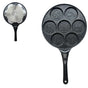 Black Cartoon Versatile Non-Stick Frying Pan (27cm) - Induction Ready Skillet for Everyday Cooking V888-ELOSUNG24827