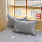 Grey Deer 100% Cotton Pillowcase Set (Pack of 2) - Breathable Standard Size 48x74cm Pure Cotton Pillow Covers V888-ELOSUNG24853