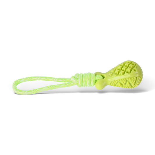 Green Single Drop of Water Durable Cotton Rope Dog Toy Set (3-Pack) - Chew, Tug & Treat Dispensing Ball for V888-ELOSUNG24863