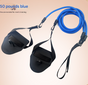 Blue Flippers [Training Stroke] [50lbs] Swim Resistance Band Trainer - Dry-Land Arm Strength & Stroke V888-ELOSUNG24884