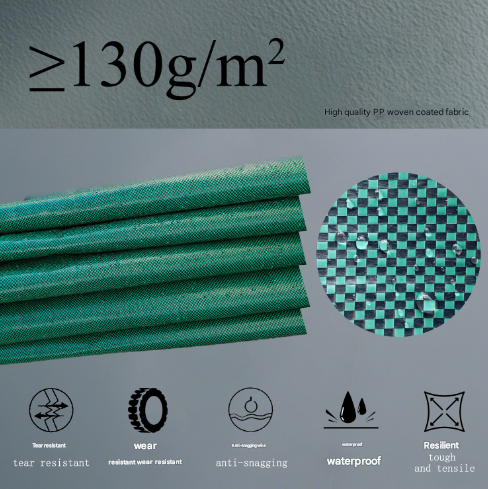 500L (Calibre80*100cm) Zip Version Heavy Duty Collapsible Garden Waste Bags (Set of 2) - Large Reusable Yard V888-ELOSUNG24894