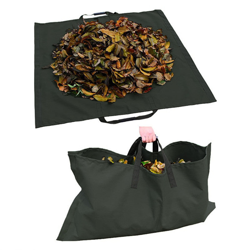 Green 2-in-1 Garden Leaf Collection Tarp & Waste Carry Bag (144x144cm) V888-ELOSUNG24895
