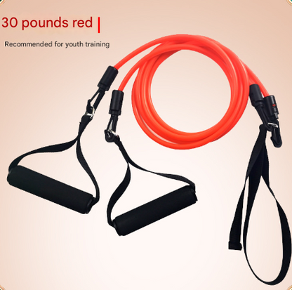 Red Handle Model [Training Strength] [30lbs] Swim Resistance Band Trainer - Dry-Land Arm Strength & Stroke V888-ELOSUNG24903