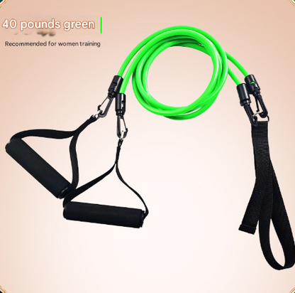Green Handle Model [Training Strength] [40lbs] Swim Resistance Band Trainer - Dry-Land Arm Strength & Stroke V888-ELOSUNG24904