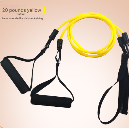 Yellow Handle Model [Training Strength] [20lbs] Swim Resistance Band Trainer - Dry-Land Arm Strength & Stroke V888-ELOSUNG24907