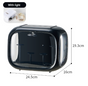 Black With Lamp Wall Mount & Desktop Blind Box Display Case - Clear Dustproof Storage Organizer for V888-ELOSUNG24930