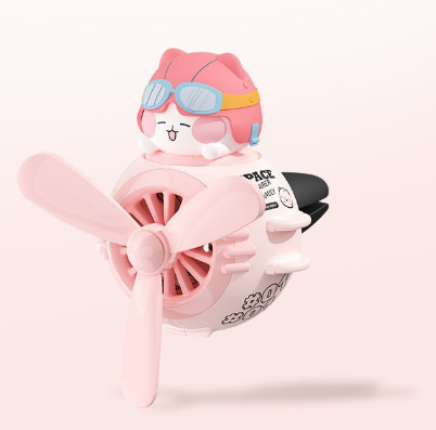 Pink Cute Car Air Vent Clip Freshener - Decorative Scent Diffuser for Automotive Interiors V888-ELOSUNG24955