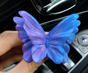 Aurora Purple Butterfly Set of 3 Butterfly Car Air Vent Clips - Decorative Scent Diffuser Ornaments V888-ELOSUNG24969