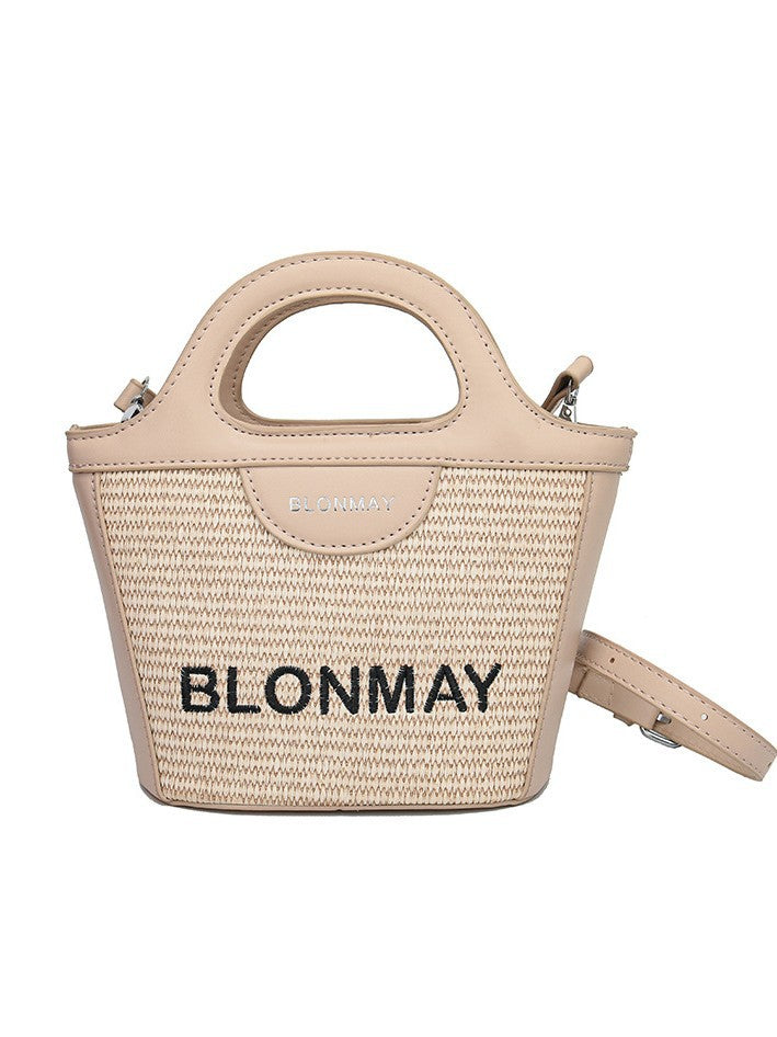 Small and lightweight khaki BLONMAY bucket bag, perfect for everyday use V888-ELOSUNG25006