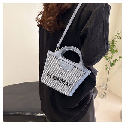 Small and lightweight blue BLONMAY bucket bag, perfect for everyday use V888-ELOSUNG25007