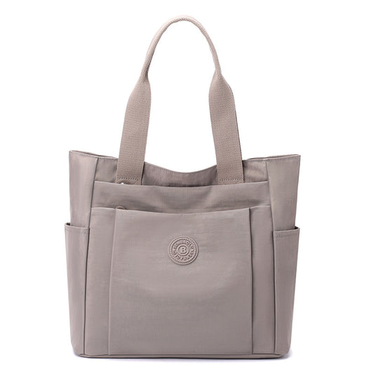 Modern Milk tea color Shoulder Bag with Multiple Pockets - Perfect for Work V888-ELOSUNG25017