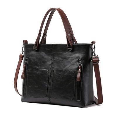 Versatile BLACK Tote with Detachable Strap - Ideal for Travel V888-ELOSUNG25021