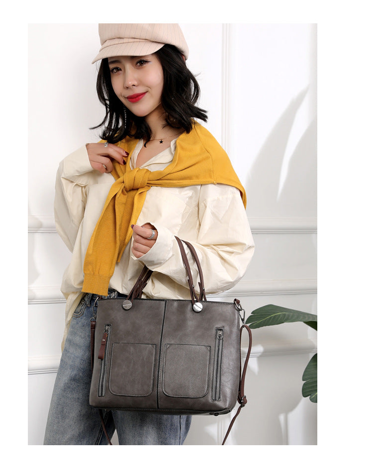 Versatile Gery Tote with Detachable Strap - Ideal for Travel V888-ELOSUNG25022