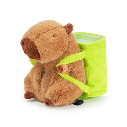 Cute Capybara Tissue Holder for Car - Plush Toy with Storage V888-ELOSUNG25024