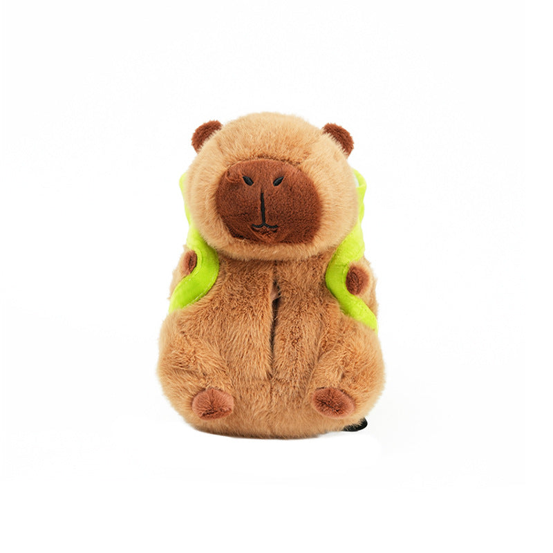 Cute Capybara Tissue Holder for Car - Plush Toy with Storage V888-ELOSUNG25024