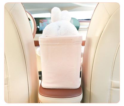 Cute Cloud Rabbit Tissue Holder for Car - Plush Toy with Storage V888-ELOSUNG25026