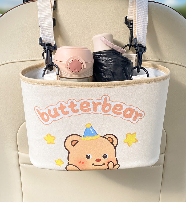 Adorable Bear Car Trash Holder - Keeps Your Car Tidy V888-ELOSUNG25052