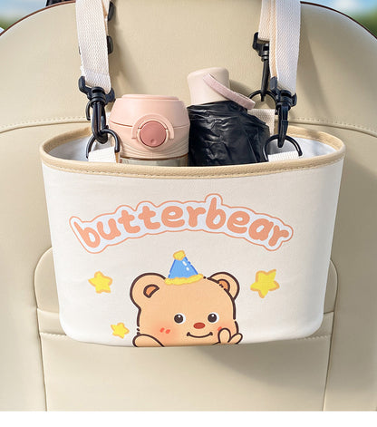 Adorable Bear Car Trash Holder - Keeps Your Car Tidy V888-ELOSUNG25052