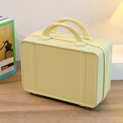 Personalized stylish and lightweight Light yellow mini suitcase for short trips V888-ELOSUNG25056