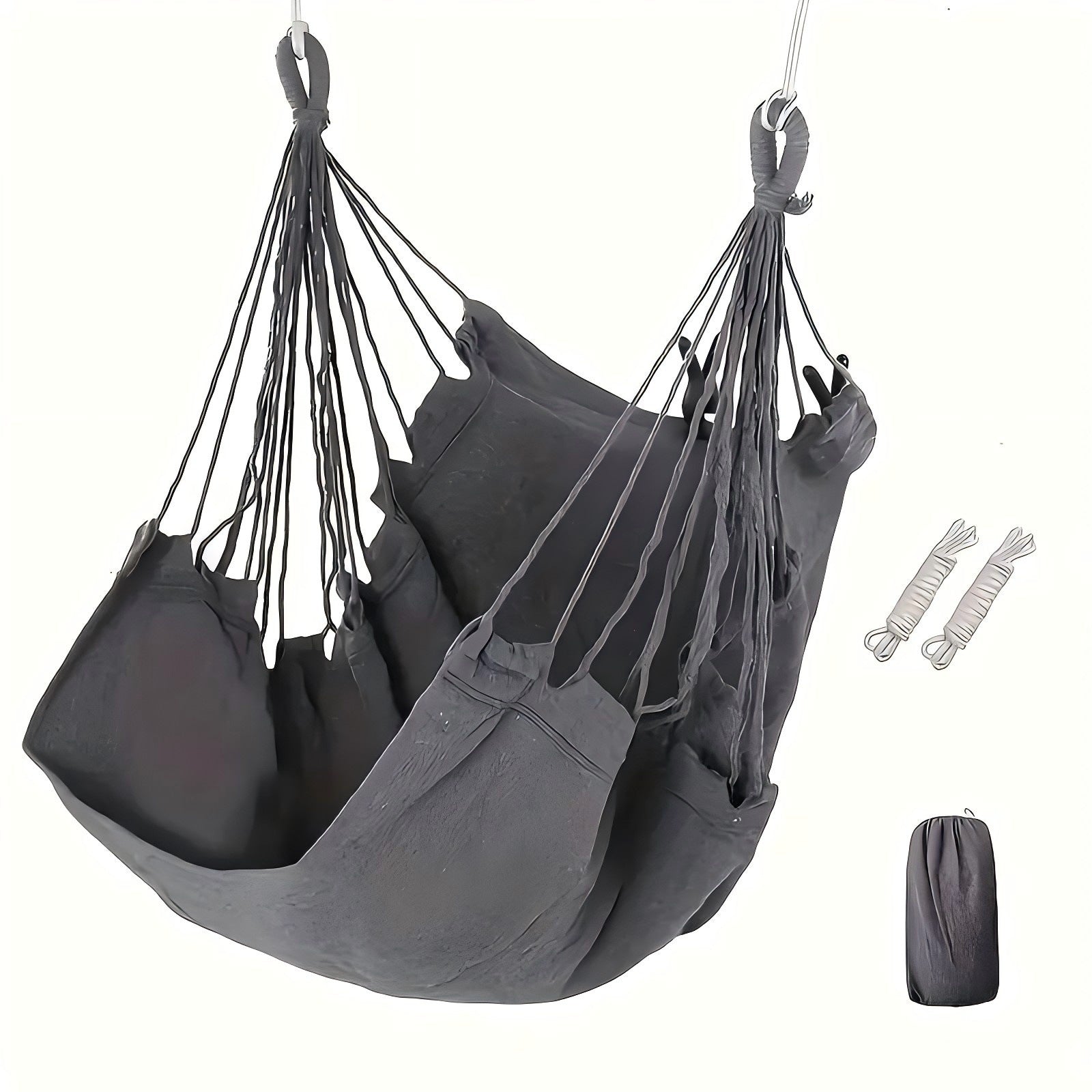 Colorful Striped Hammock Chair with Ropes and Storage Bag - Gery V888-ELOSUNG25077