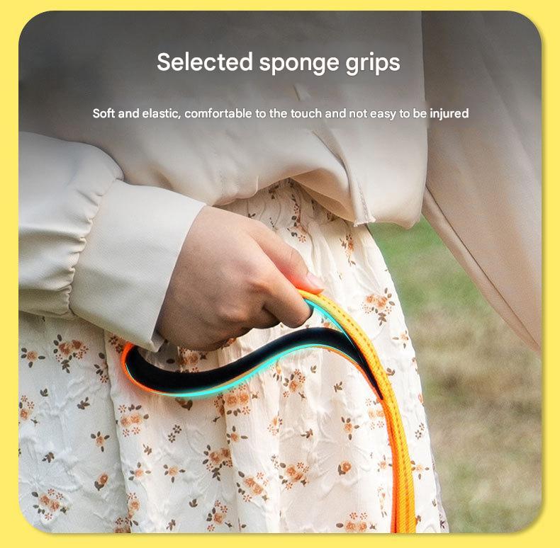 Orange Shock Absorbing Dog Leash with Reflective Stitching - 135cm for Small to Large Dogs V888-ELOSUNG25082