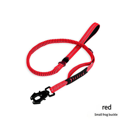 Red Shock Absorbing Dog Leash with Reflective Stitching - 135cm for Small to Large Dogs V888-ELOSUNG25083