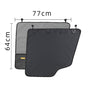 Pet Car Door Protector with Storage Pocket - 77x64cm Grey V888-ELOSUNG25088