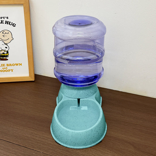 Blue Automatic Pet Feeder and Drinker Combo for Cats and Small Dogs - 2 in 1 Detachable Design V888-ELOSUNG25099