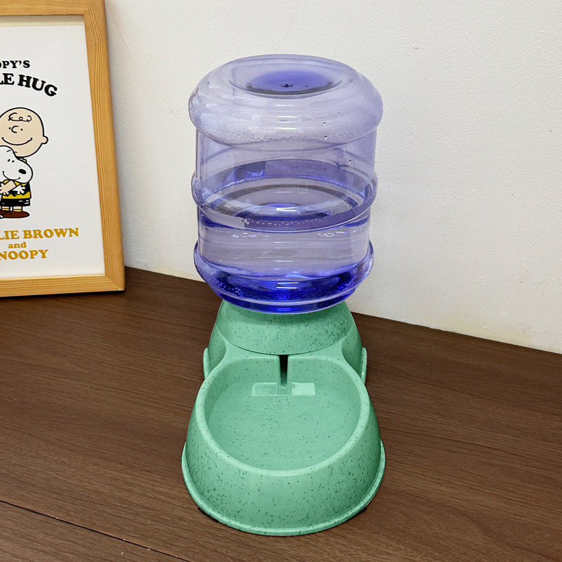 Green Automatic Pet Feeder and Drinker Combo for Cats and Small Dogs - 2 in 1 Detachable Design V888-ELOSUNG25100