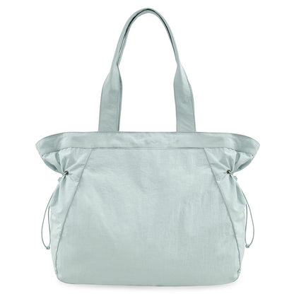 Water-Resistant Tote Bag with Drawstring Side-Cinch and Snap Closure - 18L Capacity Light Blue V888-ELOSUNG25101