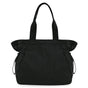 Water-Resistant Tote Bag with Drawstring Side-Cinch and Snap Closure - 18L Capacity Black V888-ELOSUNG25103