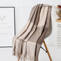 Cozy Color Block Fringe Scarf - Camel for Fall and Winter V888-ELOSUNG25143
