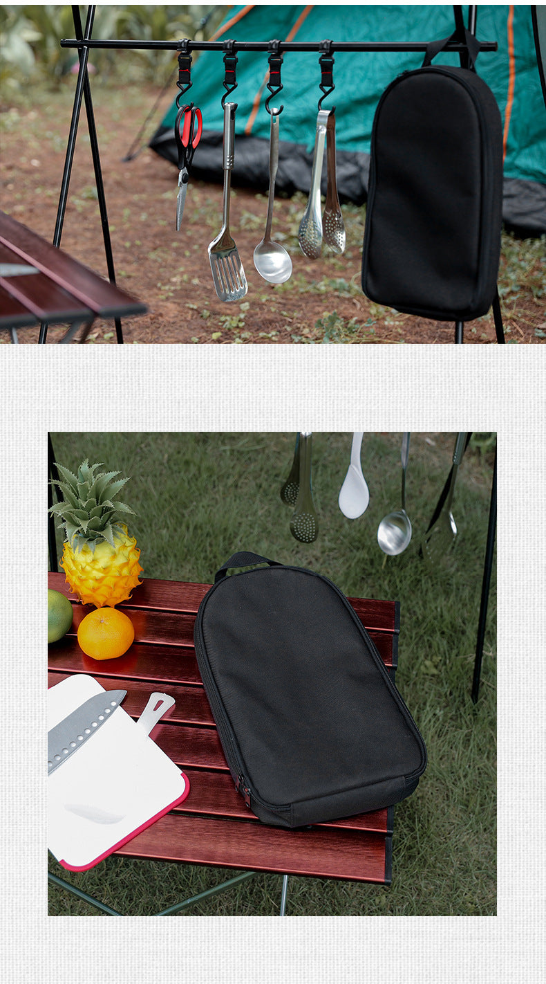 Portable Kitchen Utensil Storage Bag - Lightweight Organizer for Camping and Outdoor Cooking,Blue V888-ELOSUNG25220