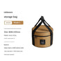 Portable Outdoor Kitchen Utensil Organizer,Waterproof Camping Cookware Storage Bag, Khaki-Size L V888-ELOSUNG25228