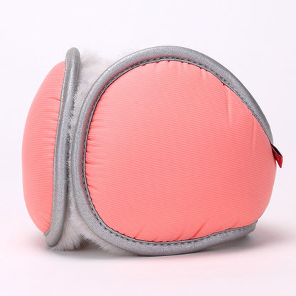 Pink Winter Comfort Folding Earmuffs - Soft Fleece, Windproof and Waterproof V888-ELOSUNG25234