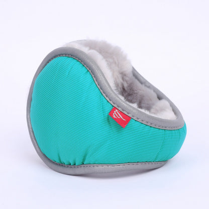 Green Winter Comfort Folding Earmuffs - Soft Fleece, Windproof and Waterproof V888-ELOSUNG25236