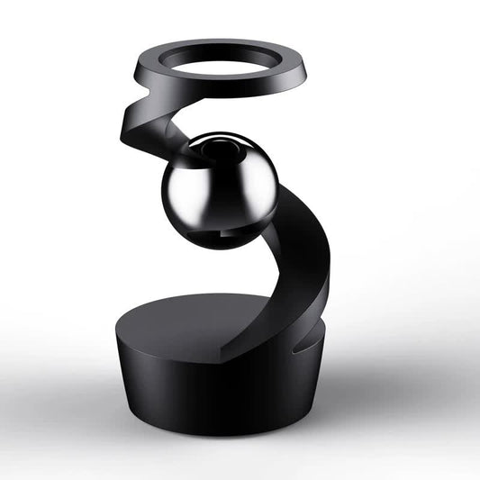 Desktop Levitating Gyro,Magnetic Floating Desk Toy for Stress Relief, Elegant Design-black V888-ELOSUNG25261