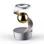 Desktop Levitating Gyro,Magnetic Floating Desk Toy for Stress Relief, Elegant Design-silver V888-ELOSUNG25262
