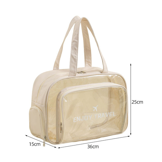 Waterproof beach bag with wet and dry separation, gym and swim storage bag, toiletries and cosmetic bag for V888-ELOSUNG25293