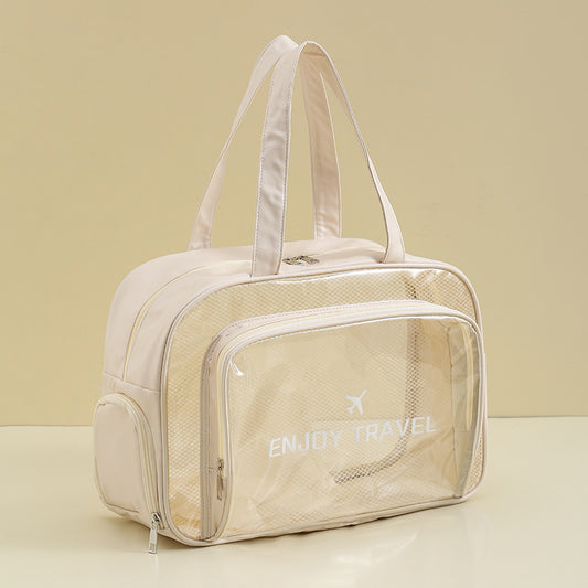 Waterproof beach bag with wet and dry separation, gym and swim storage bag, toiletries and cosmetic bag for V888-ELOSUNG25297