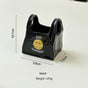Black Ceramic Desktop Organizer - Cute Hand Shaped Pencil Holder and Makeup Brush Storage for Home and Office V888-ELOSUNG25347