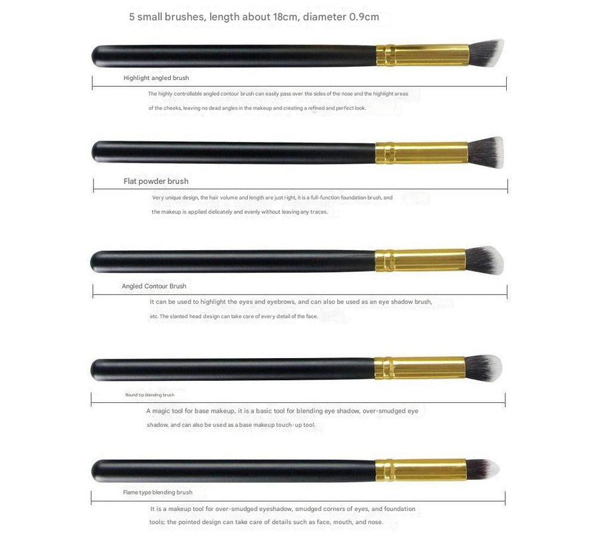10-Piece Pink silver Makeup Brush Set - Large and Small Brushes for Professional Beauty Application V888-ELOSUNG25363